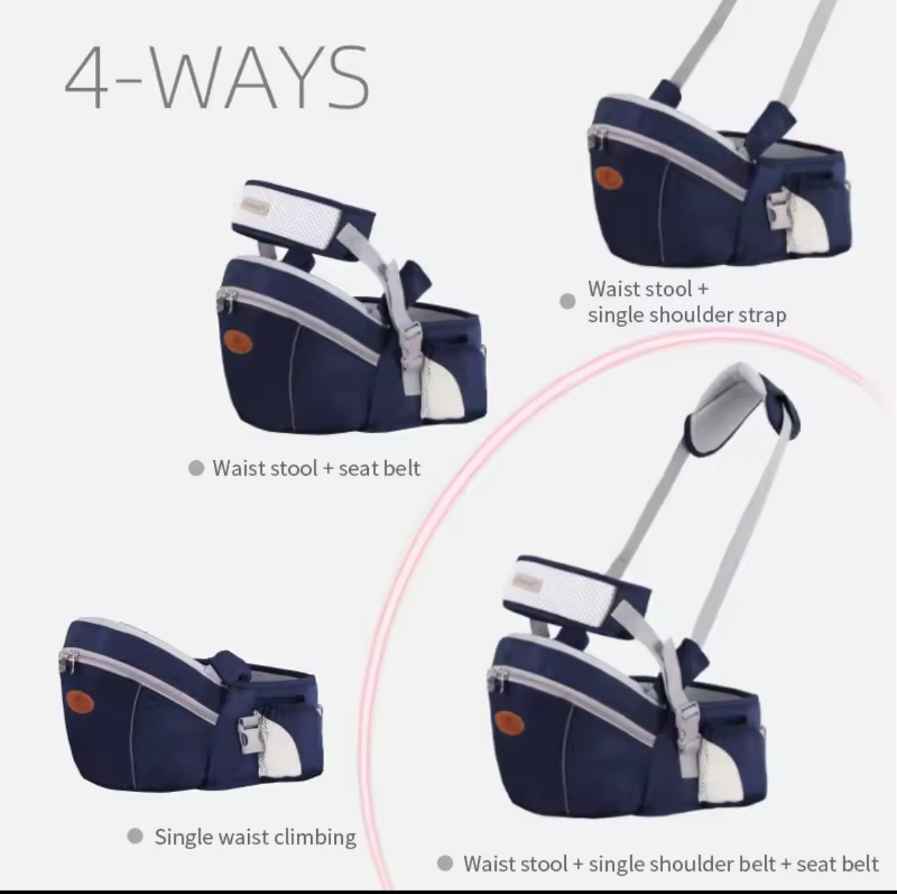 Multifunctional Baby Seat Carrier